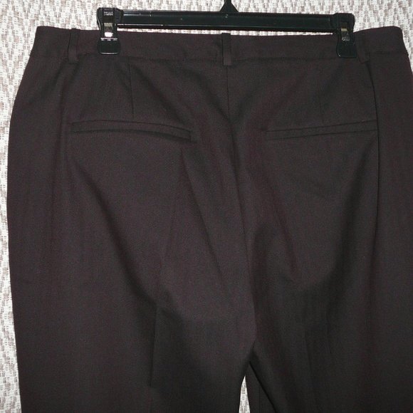 Coldwater Creek Brown Trouser Pants 14 - Picture 4 of 11